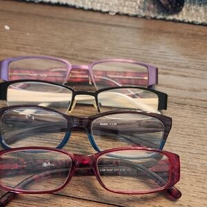 Stylish Reading Glasses , Set Of 4 Pair.  2.00